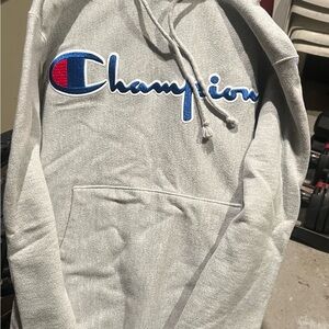 Champion Light Gray Men's Hoodie